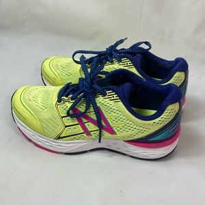 🛑SOLD🛑New Balance 680  Size 7D Yellow Pink Sneakers Shoes